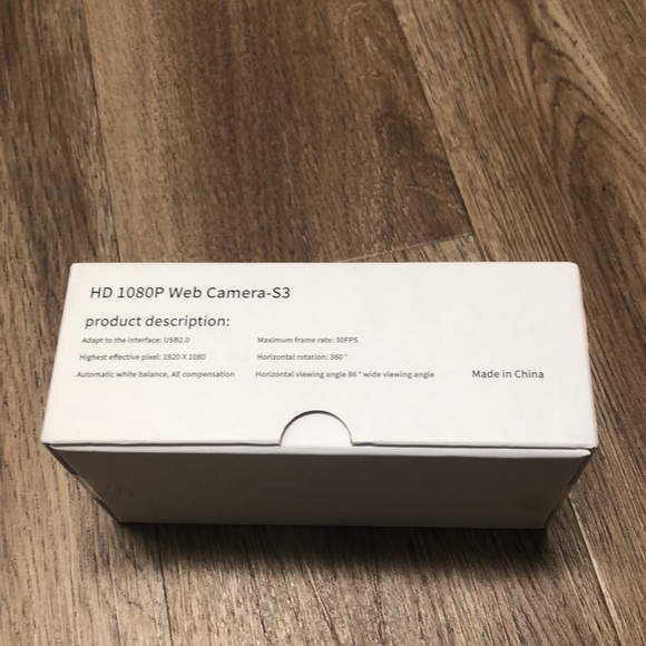 *NWB* Crazy 5 Webcam with Microphone, Full HD 1080p, Plug & Play USB Webcam - Picture 2 of 5